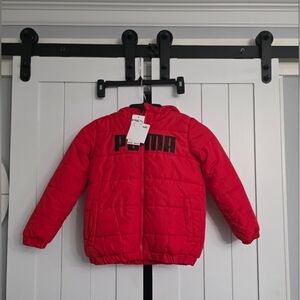PUMA Boys' Puffer Bubble Jacket. NEW